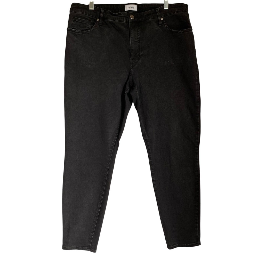 Pistola Jeans Women Size 18W Black Slimming High Waist Everyday Comfort
